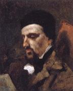 Gustave Courbet Portrait of Urbain Cuenot oil painting on canvas